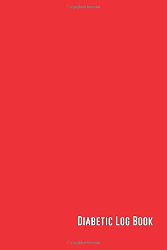 Diabetic Log Book: Red Cover 6" x 9" - 52 Week Diabetic/Glucose Journal (Diabetic Journal) Health, Nutrition & Fitness