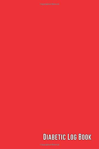 Diabetic Log Book: Red - Compact 4" x 6" - 52 Week Diabetic/Glucose Log Book (Pocket Diabetic Journal) Health, Nutrition & Fitness
