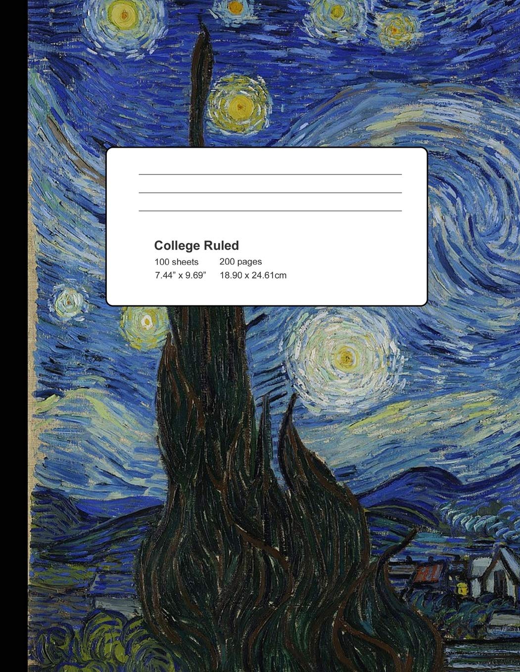 College Ruled Notebook: College Ruled: 100 sheets / 200 pages, 8.5" x 11" Books