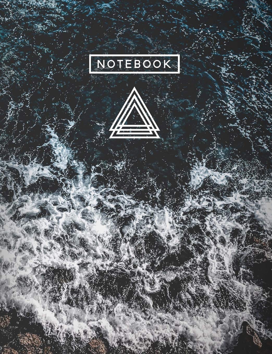 Aesthetic Art Journaling: Summer Themed/Ocean Adventure Composition Book | 150 Dotted Bullet/Dot Grid Pages | Crashing Waves Mathematics