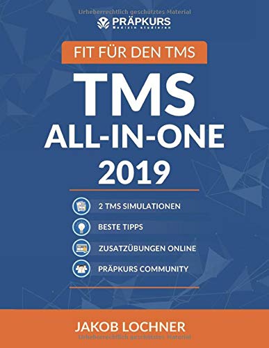 TMS All-In-One 2019: 2 TMS Simulationen + Loesungstrategien + Online Zusatzuebungen Study Guides