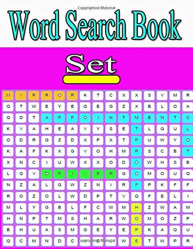 word search book set: books ,Word Find Puzzle Book Set varying levels of difficulty Leisure & Fun