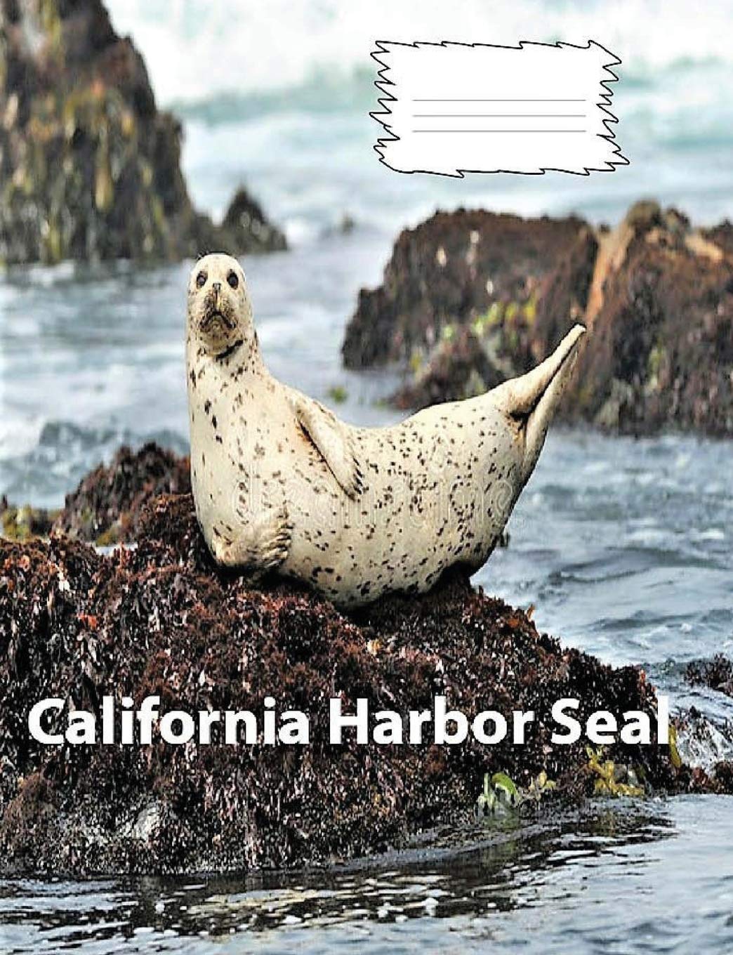 California Harbor Seal on Cover wideruledlinepaper Composition Book: Seal fans, composition book to keep notes, school suppies, journal used for notes, student and teacher use (Seal Journals, Band 25) Learning & Reference