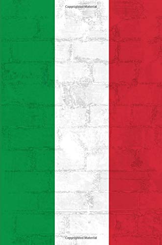 Cahier Drapeau Italie: Cahier de notes, 120 pages lignes, journal intime, cahier de brouillon, cahier scolaire book