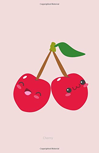 Cherry Notebook Journal (Size 5,5 x 8,5): 120 college-ruled pages (60 sheets) Hobbies & Crafts