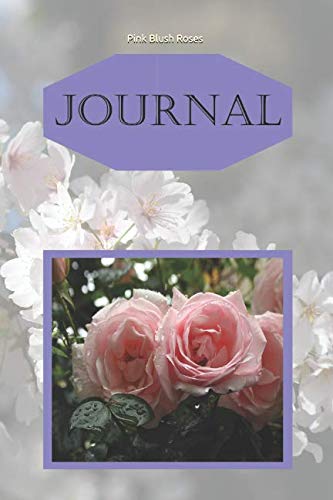 Pink Blush Roses: For Flower Lovers and Writers: Blank Lined Paper Notebook Mathematics
