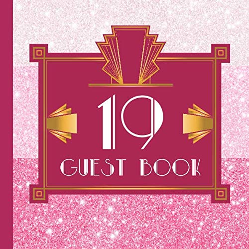 19 Guest Book: Pink Guest Book Includes Gift Tracker and Picture Pages to Create a Lasting Keepsake to Treasure Forever Parents & Children