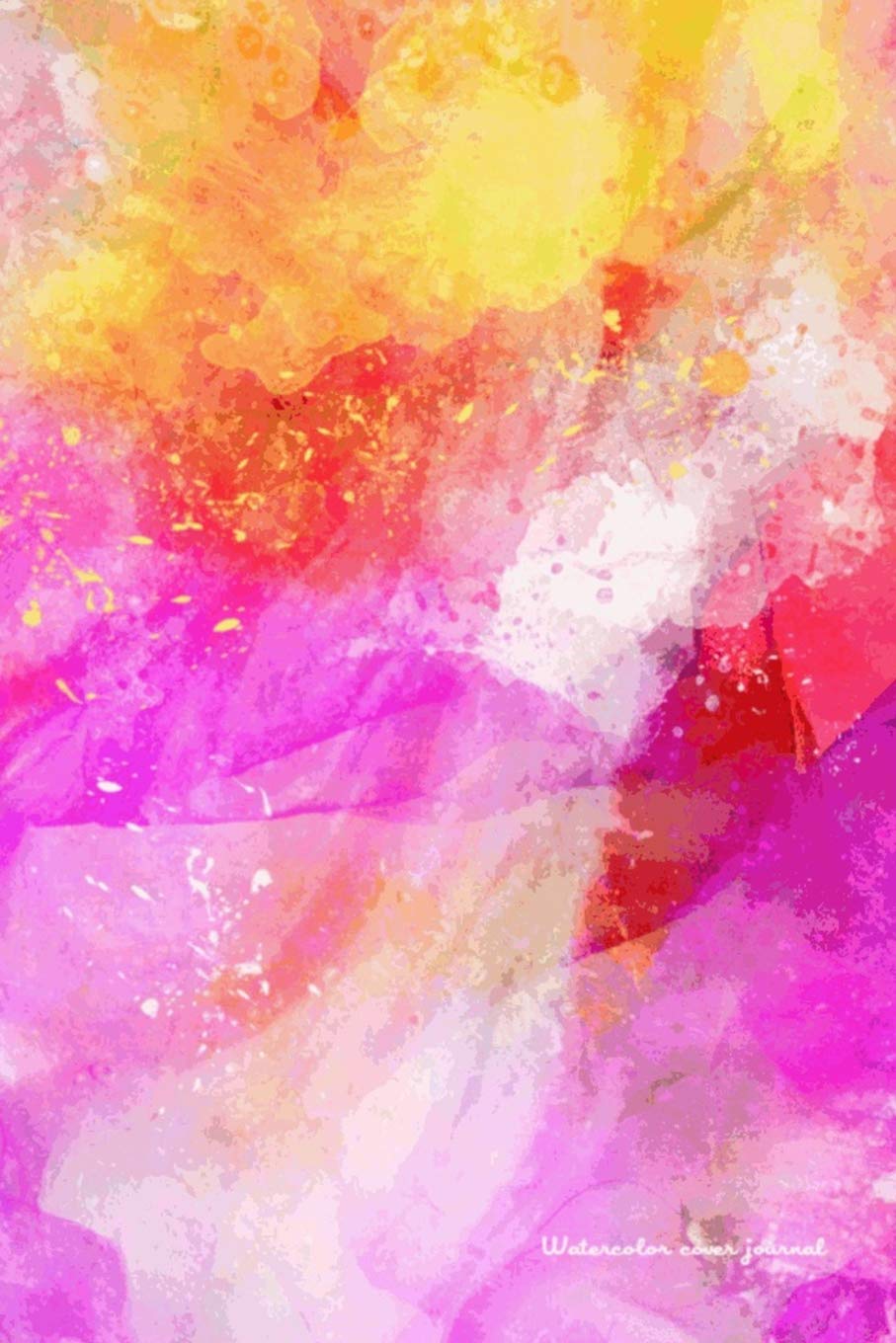 Watercolor Cover Journal: Beautiful Hand Painted Notebook (Vol 3) Social Sciences