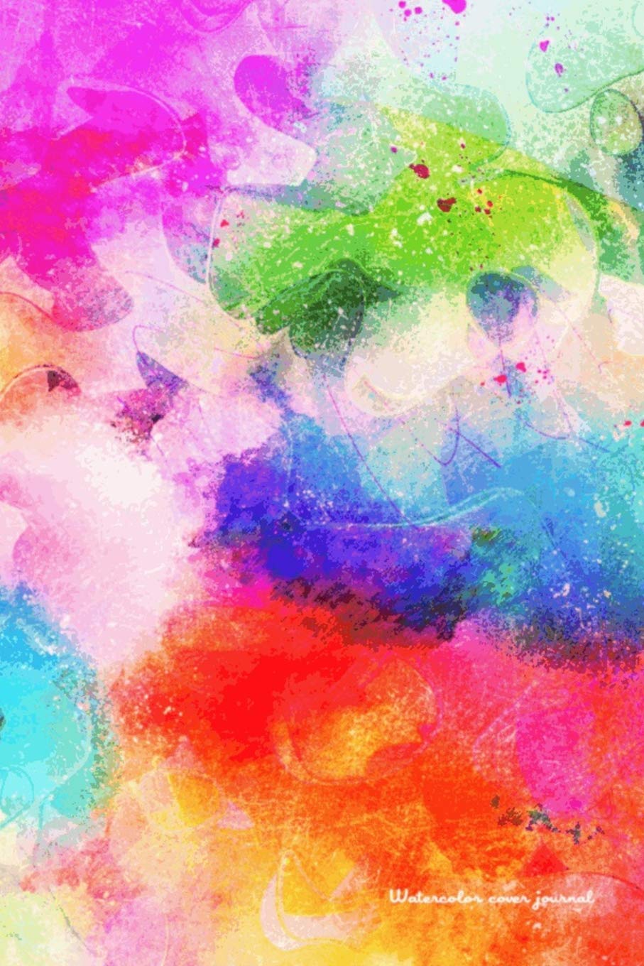 Watercolor Cover Journal: Beautiful Hand Painted Notebook (Vol 4) Social Sciences