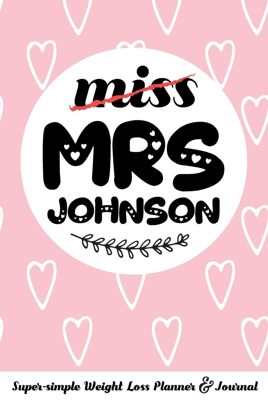 miss MRS JOHNSON Super-simple Weight Loss Planner & Journal: Food Log Journal with Diet Diary and Weight Loss Tracker Worksheets Business, Finance & Career
