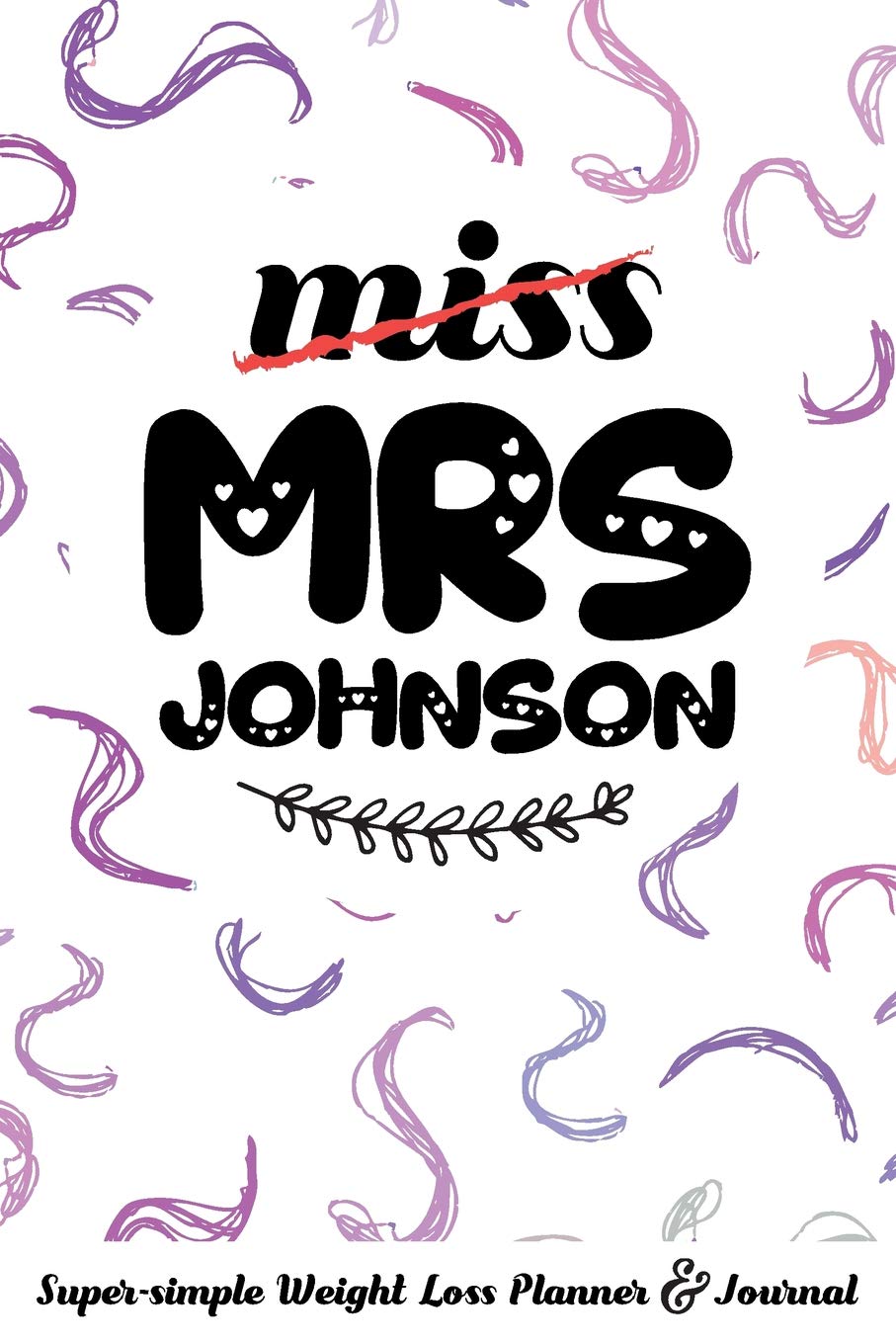 miss MRS JOHNSON Super-simple Weight Loss Planner & Journal: Food Log Journal with Diet Diary and Weight Loss Tracker Worksheets Business, Finance & Career