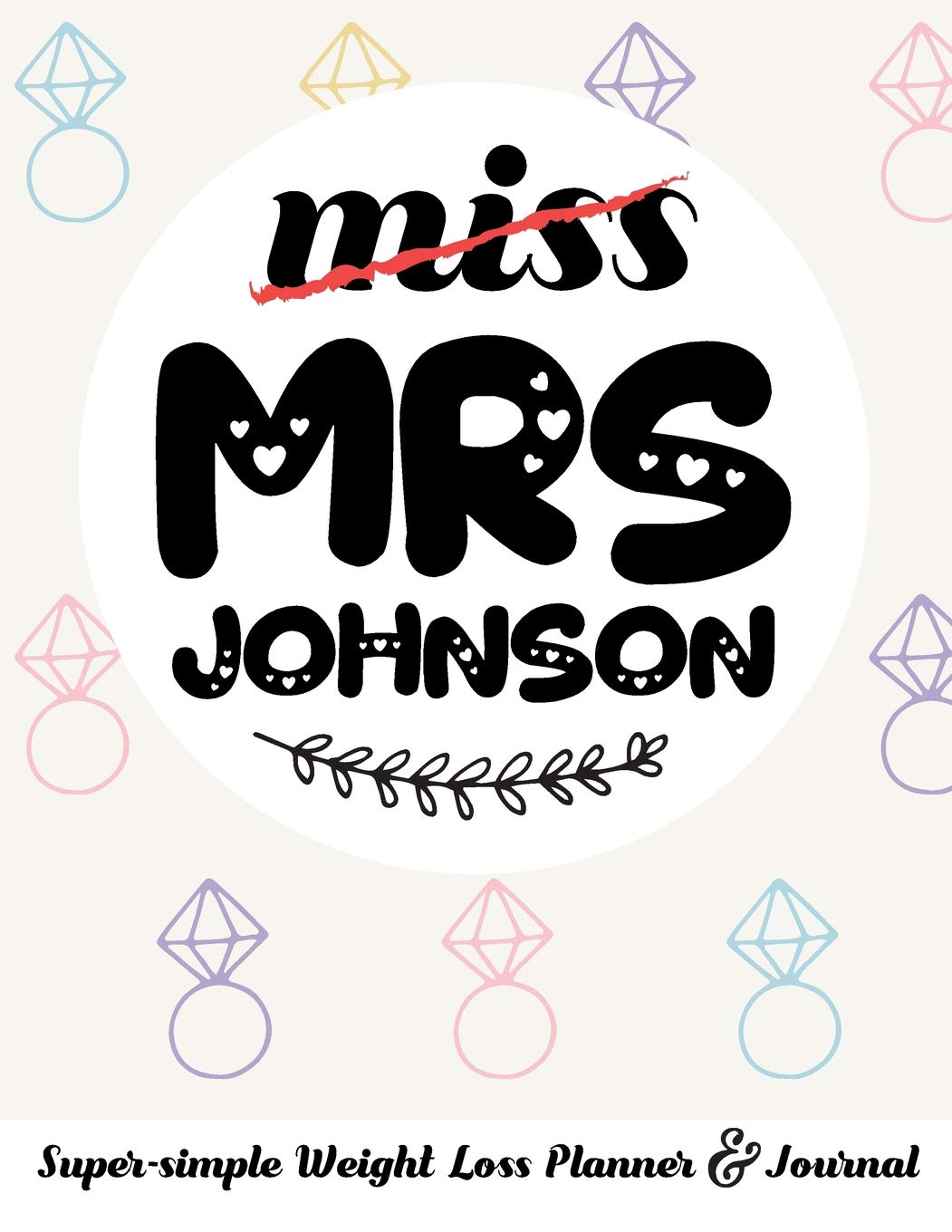 miss MRS JOHNSON Super-simple Weight Loss Planner & Journal: Food Log Journal with Diet Diary and Weight Loss Tracker Worksheets Business, Finance & Career