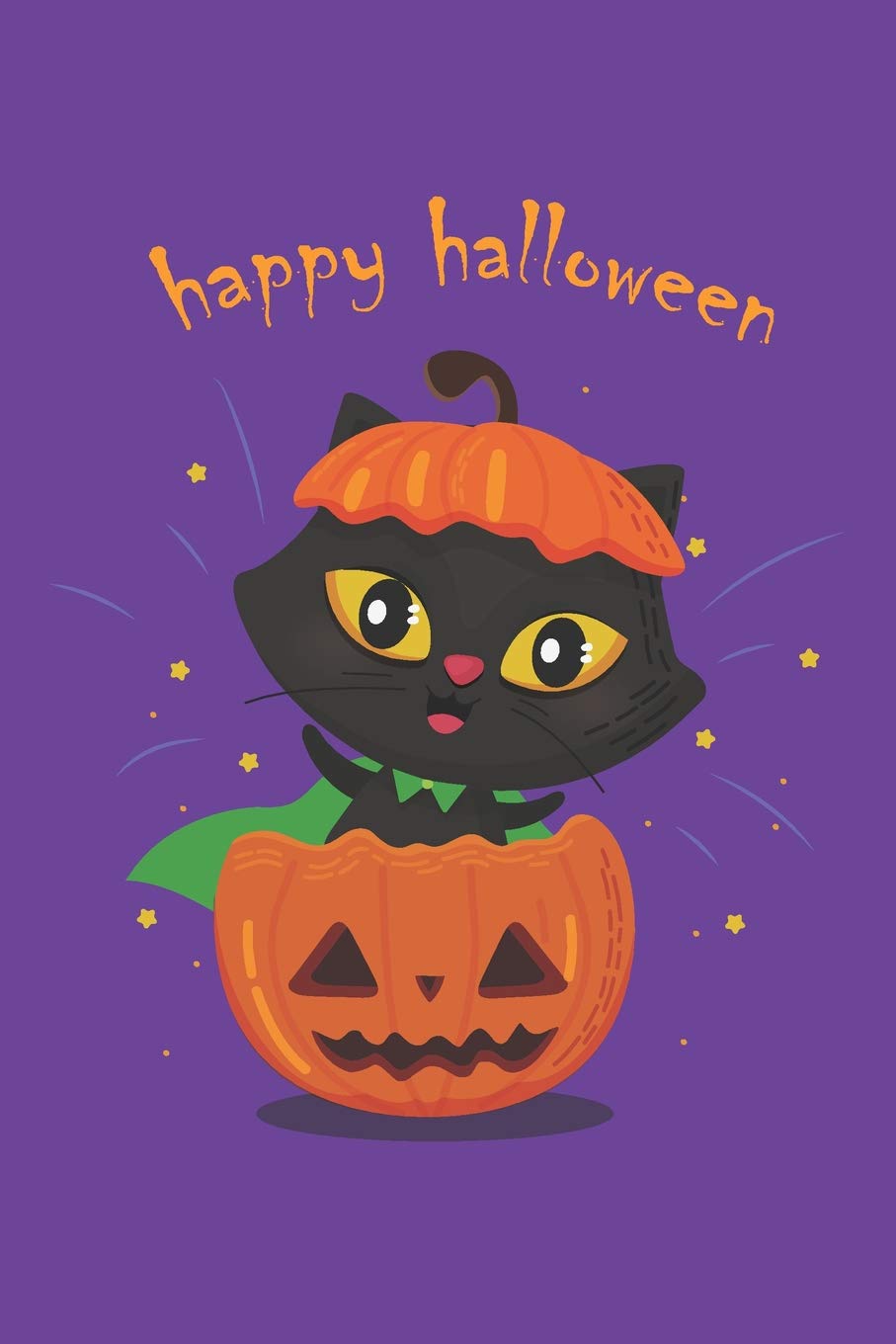 Product Image: Happy Halloween Black Kitten Journal