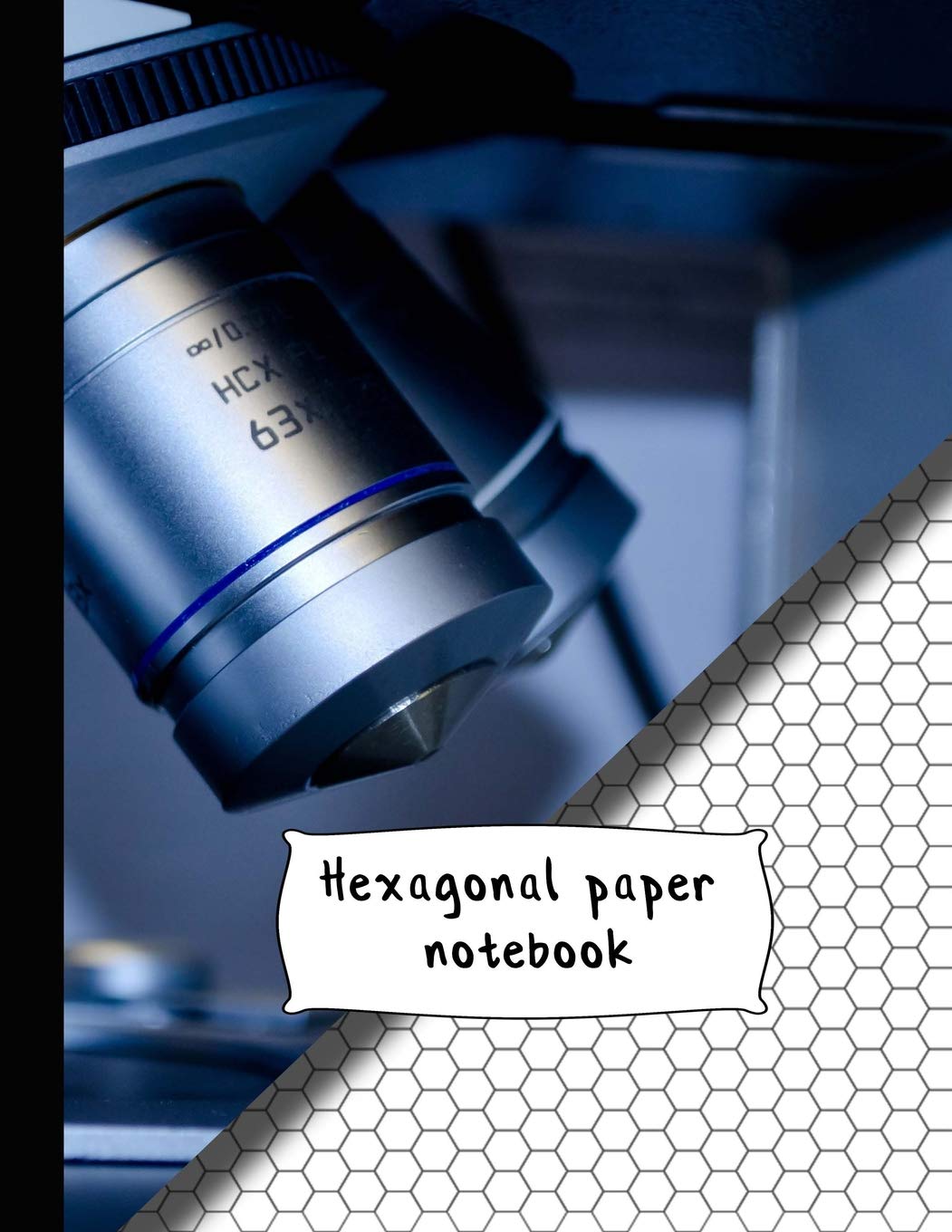 Hexagonal paper notebook: large 8.5 x 11" hexagonal notebook paper. Ideal for Educational science | Students | Chemistry notes | hex grids | hex art Natural Sciences