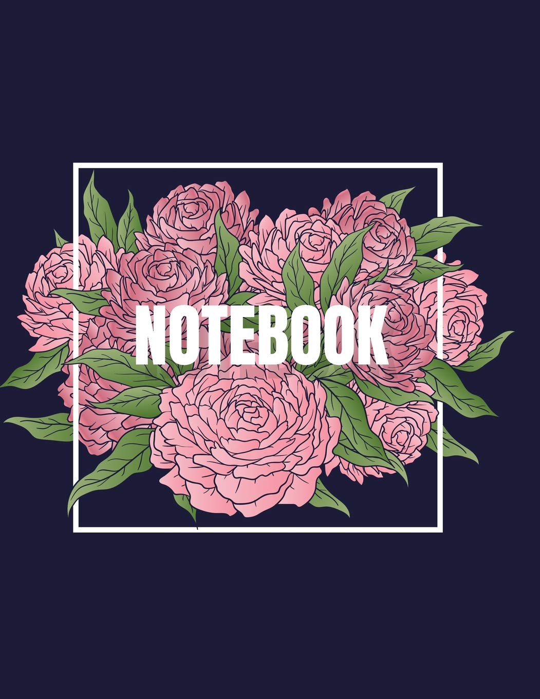 Notebook: rose' cover (8.5 x 11) inches 110 pages, Blank Unlined Paper for Sketching, Drawing , Whiting , Journaling & Doodling (flower notebook,, Band 33) Mathematics