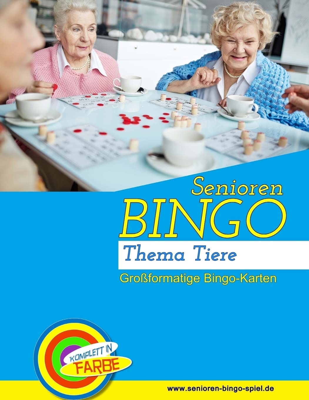 Senioren Bingo Tiere: Bingo-Vorlagen zur Seniorenbeschäftigung (Senioren-Bingo-Spiel.de, Band 1) Health, Nutrition & Fitness