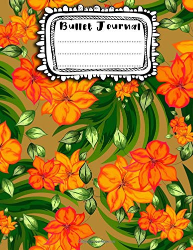 Bullet Journal: A4 - 156 Seiten - Blumen - Blumendekor - Blumenmuster - Seamless Pattern (Punktraster Notizbuch A4, Softcover, Punktkariertes Papier - ... Gepunktete Seiten, Dot Grid Notebook) book