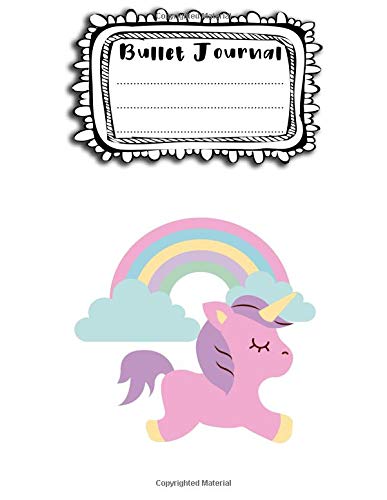 Bullet Journal: A4 - 156 Seiten - Einhorn - Einhorner (Punktraster Notizbuch A4, Softcover, Punktkariertes Papier - Bullet Journal, Dickes Notizheft, ... Gepunktete Seiten, Dot Grid Notebook) Learning & Reference