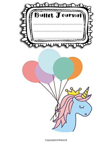Bullet Journal: A4 - 156 Seiten - Einhorn - Einhorner (Punktraster Notizbuch A4, Softcover, Punktkariertes Papier - Bullet Journal, Dickes Notizheft, ... Gepunktete Seiten, Dot Grid Notebook) Learning & Reference