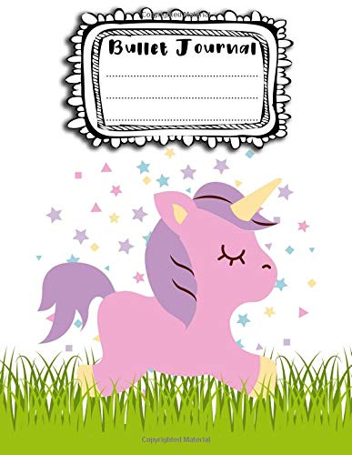 Bullet Journal: A4 - 156 Seiten - Einhorn - Einhorner (Punktraster Notizbuch A4, Softcover, Punktkariertes Papier - Bullet Journal, Dickes Notizheft, ... Gepunktete Seiten, Dot Grid Notebook) Learning & Reference