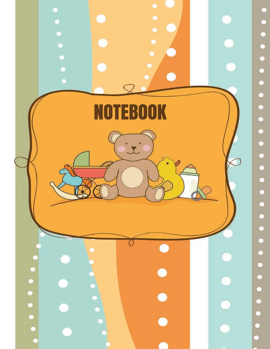 Notebook: teddy cover (8.5 x 11) inches 110 pages, Blank Unlined Paper for Sketching, Drawing , Whiting , Journaling & Doodling (Teddy notebook,, Band 33) Mathematics