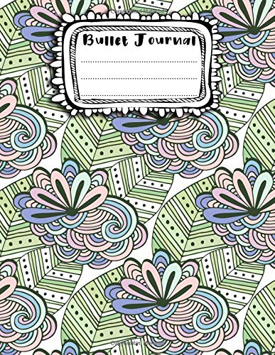 Bullet Journal: A4 - 160 pagine - Boho - Doodles - Mandala - Paisley - Quaderno Griglia Punti (Notebook, Taccuino appunti, copertina morbida opaca, ... diario con elenchi, blocco con griglia punti) Learning & Reference