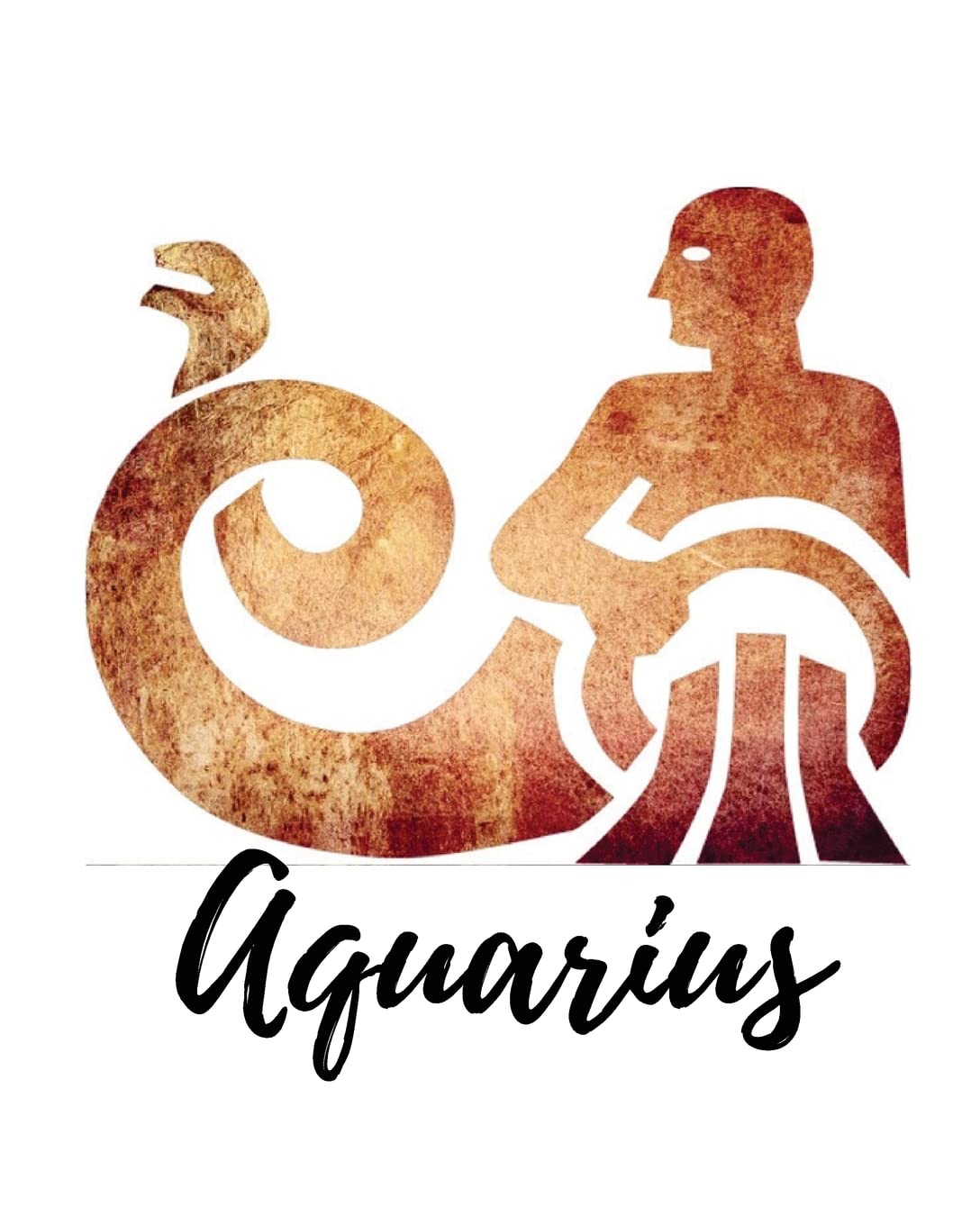 Aquarius: Grimoire Spell Casting, 150 pages, Design Brown Self-help