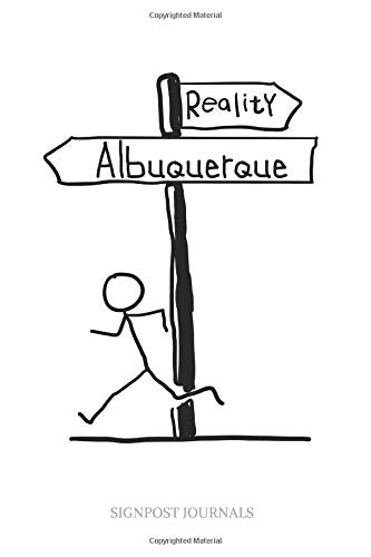 Reality Albuquerque: A Large 6x9" Blank Lined Journal / Journal To Write In Travel Guides