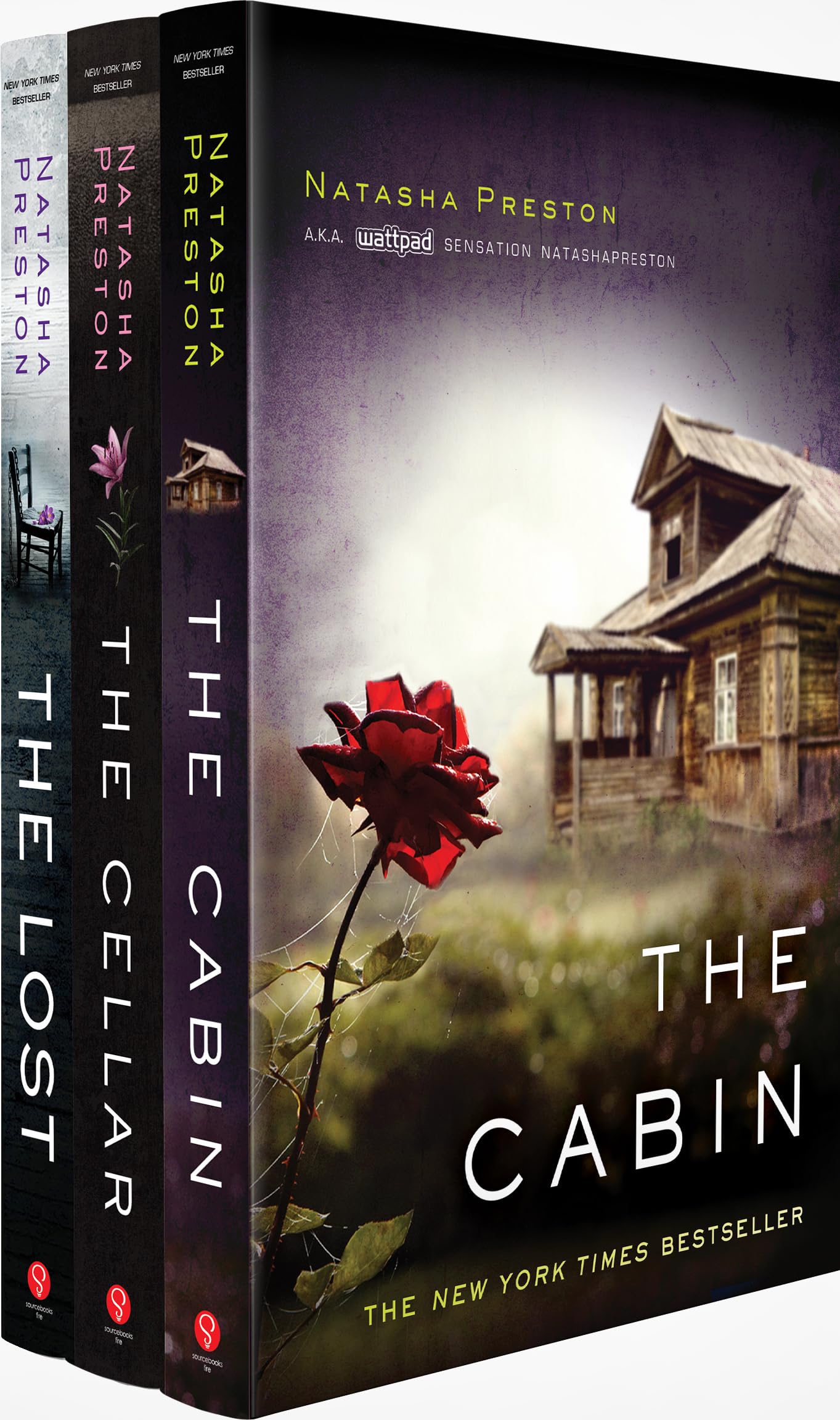 Natasha Preston Thriller Book Set: The Cabin / the Cellar / the Lost Fiction