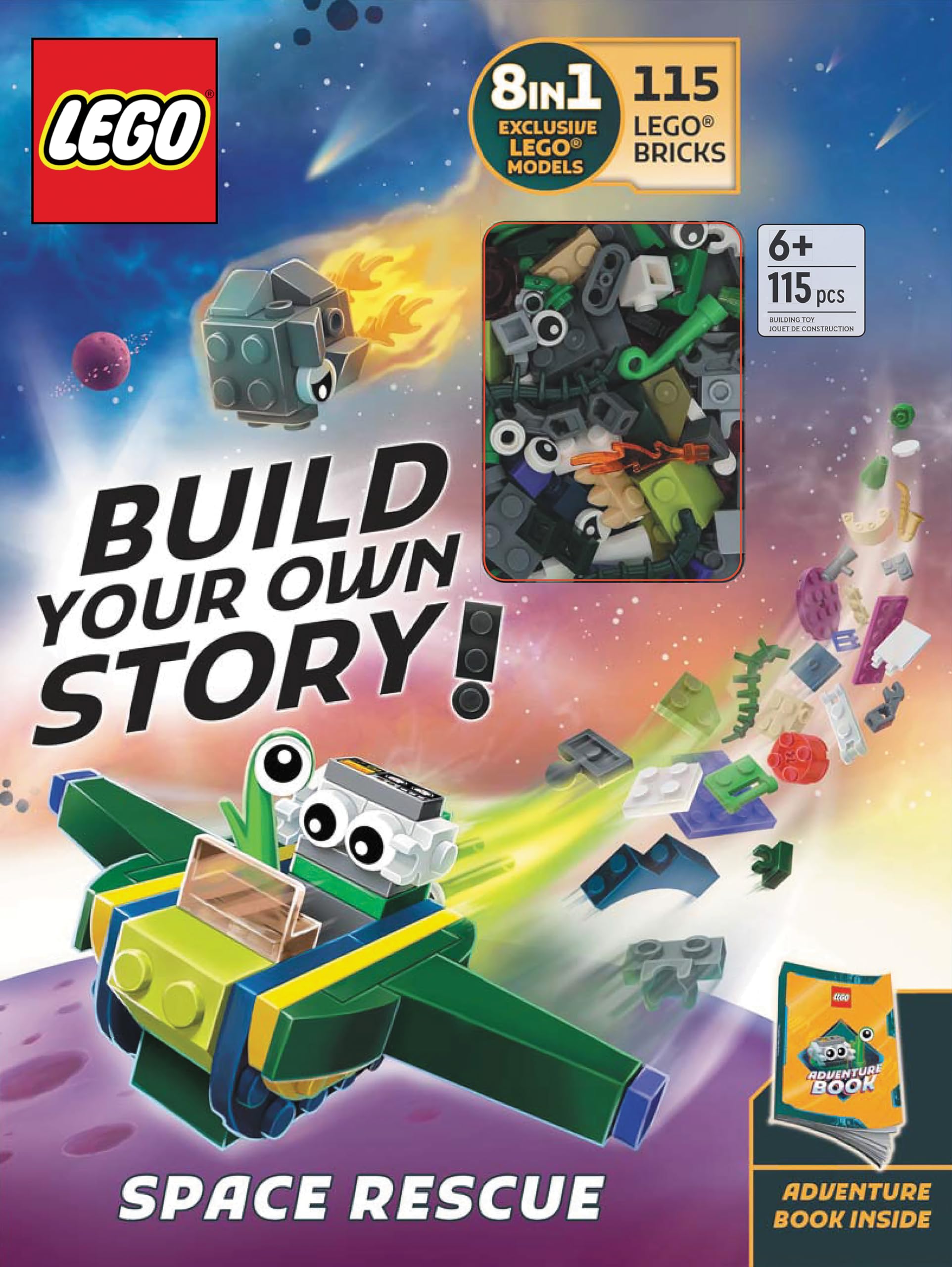 Lego Build Your Own Story!: Space Rescue Novels & Short Stories
