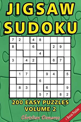 Jigsaw Sudoku: 200 Easy Jigsaw Sudoku Puzzles Volume 2 Leisure & Fun