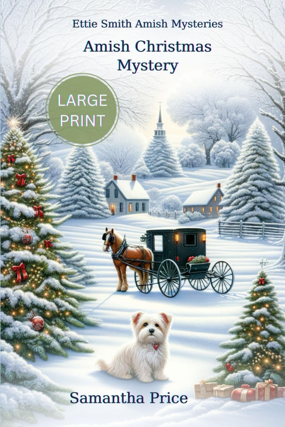 Amish Christmas Mystery LARGE PRINT (Ettie Smith Amish Mysteries - Large Print Editions, Band 10) Contemporary literature Books