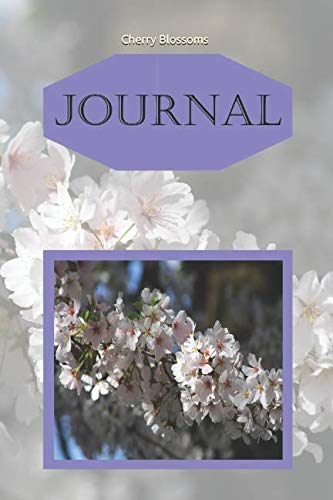 Cherry Blossoms: For Flower Lovers and Writers: Blank Lined Paper Notebook Mathematics