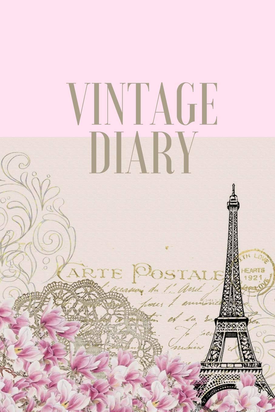 Vintage Diary: This Vintage Diary Consist of 100 pages 6 x 9 blank lined,compact to carry anywhere suitable for everyday use Self-help