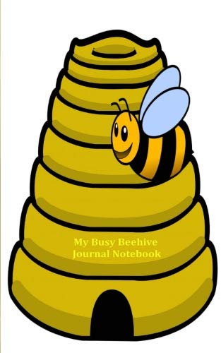My Busy Beehive Journal Notebook: Small 5"x8"|150 page|Blank Lined|Unruled Book Mathematics
