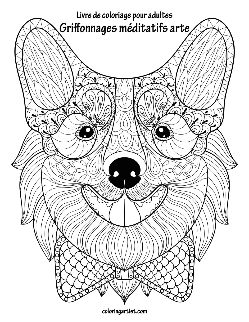 Livre de coloriage pour adultes Griffonnages méditatifs arte 1 Film, Art & Culture