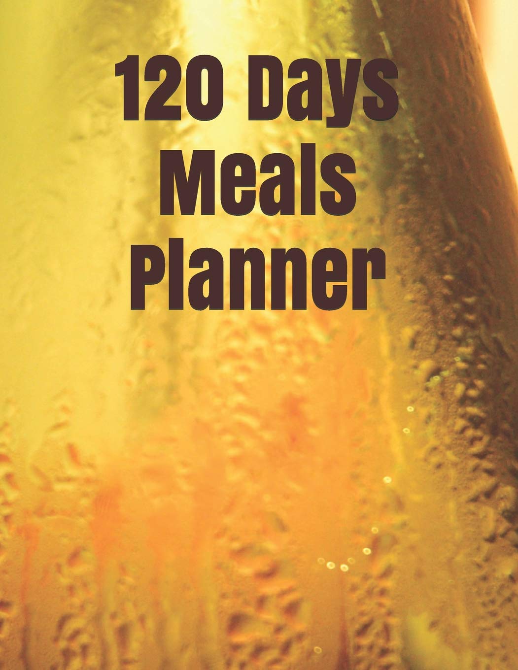 120 Days Meals Planner: Meals planner will assist you to plan and count your Meals (Break fast, lunch. dinner and snacks) wake up and sleeping time for 120 days Essays & Short Stories