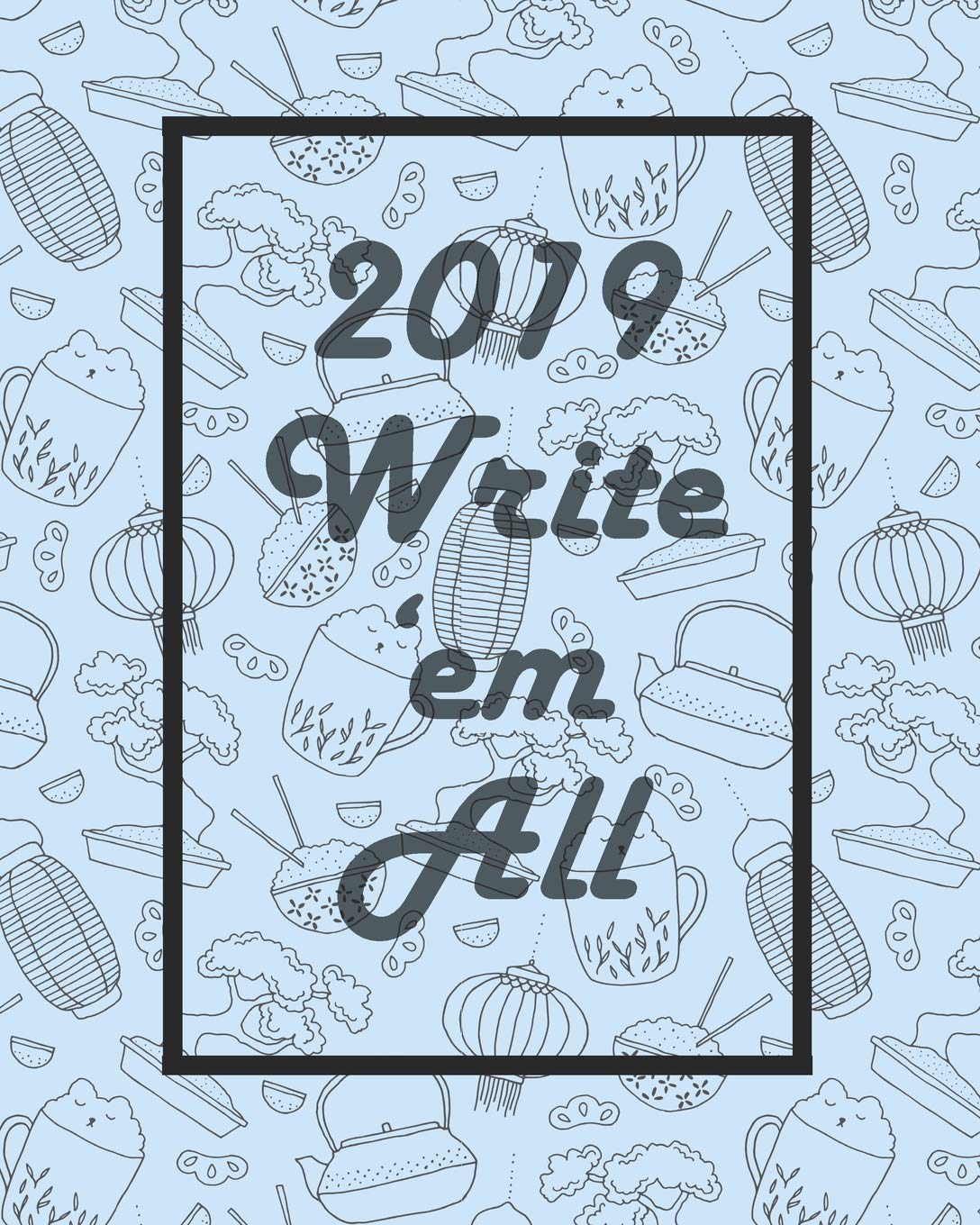 2019 Write 'em All: Light Blue 12 months 365 days Calendar Schedule, Appointment, Agenda, Meeting Film, Art & Culture