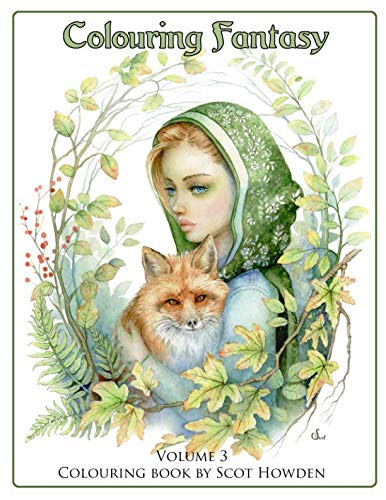 Colouring Fantasy Volume 3: Colouring Book By Scot Howden Film, Art & Culture