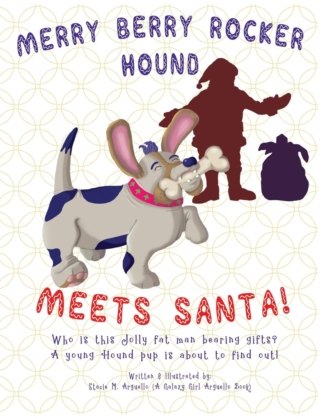 Merry Berry Rocker Hound Meets Santa book