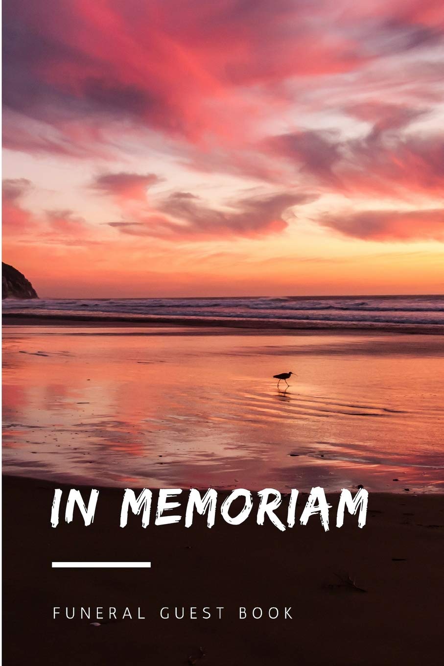 In Memoriam: Funeral Guest Book Ocean Cover Religion & Esotericism