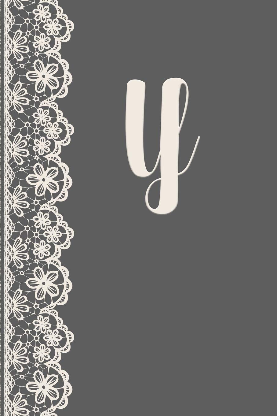 Y: Monogrammed Journal Vintage Lace With Monogram Personalized Letter 'Y' (The Vintage Lace Monogram Series, Band 25) Film, Art & Culture