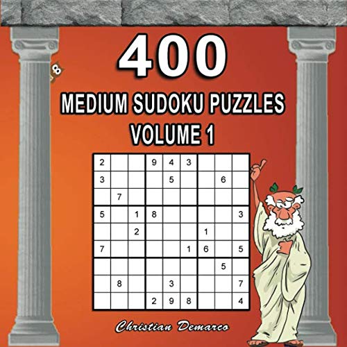400 Medium Sudoku Puzzles Volume 1: Extra Large Book Layout - Only 4 Puzzles per Page book