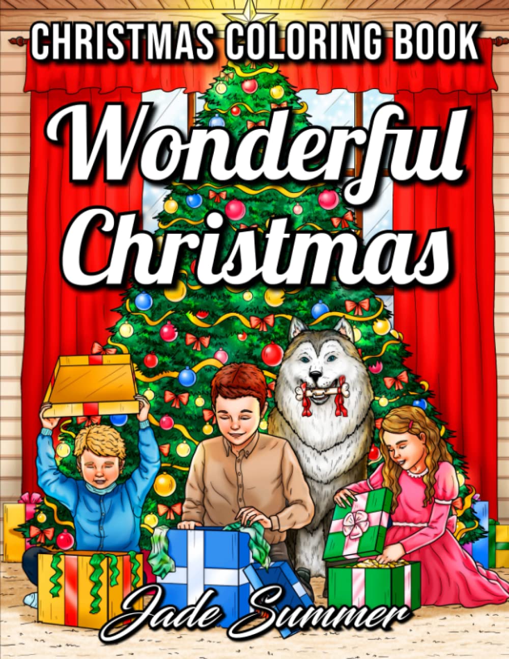 Wonderful Christmas: An Adult Coloring Book with Charming Christmas Scenes and Winter Holiday Fun (Christmas Coloring Books) Hobbies & Crafts