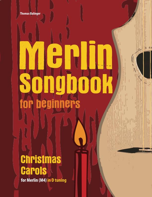 Merlin Songbook for beginners: Christmas Carols for Merlin (M4) in D tuning (D-A-D) Sheet Music