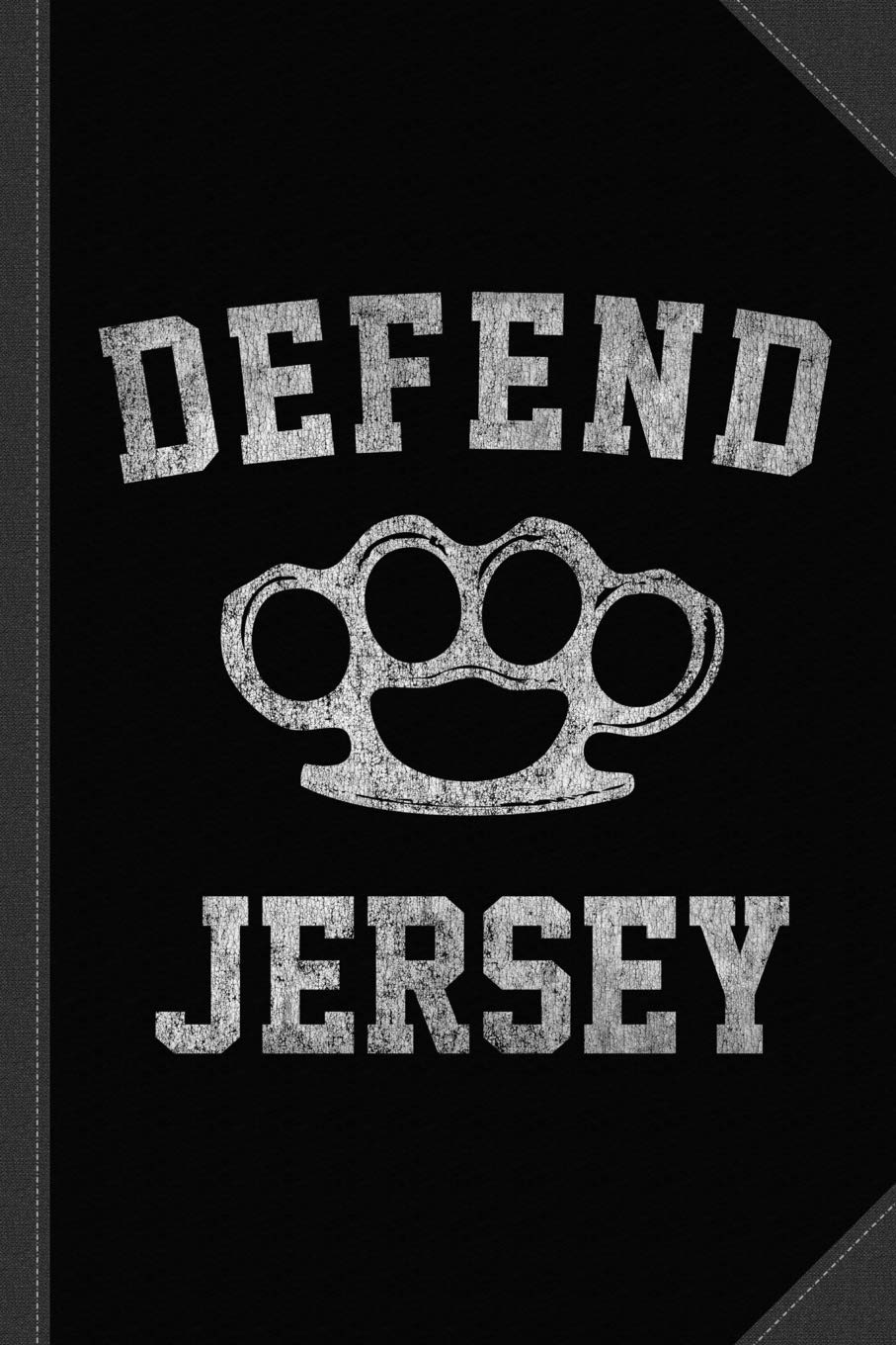 Defend Jersey Vintage Journal Notebook: Blank Lined Ruled For Writing 6x9 120 Pages Essays & Short Stories