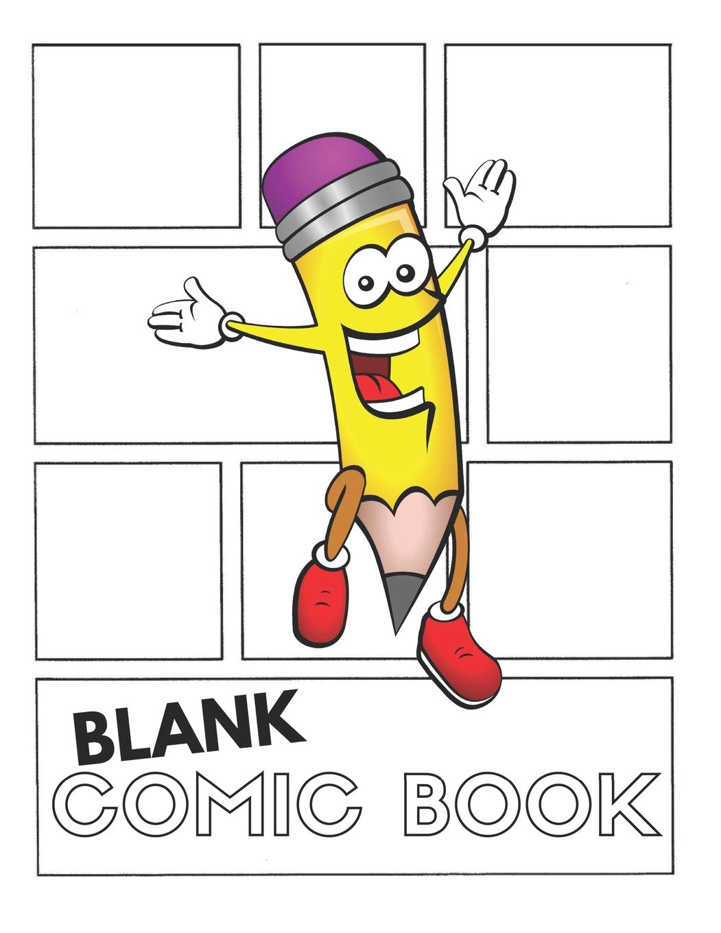 Blank Comic Book: (Create Your Own Awesome Comic Book) Great For Both Kids & Adults To Draw Comics: Large Notepad and Sketchbook Manga