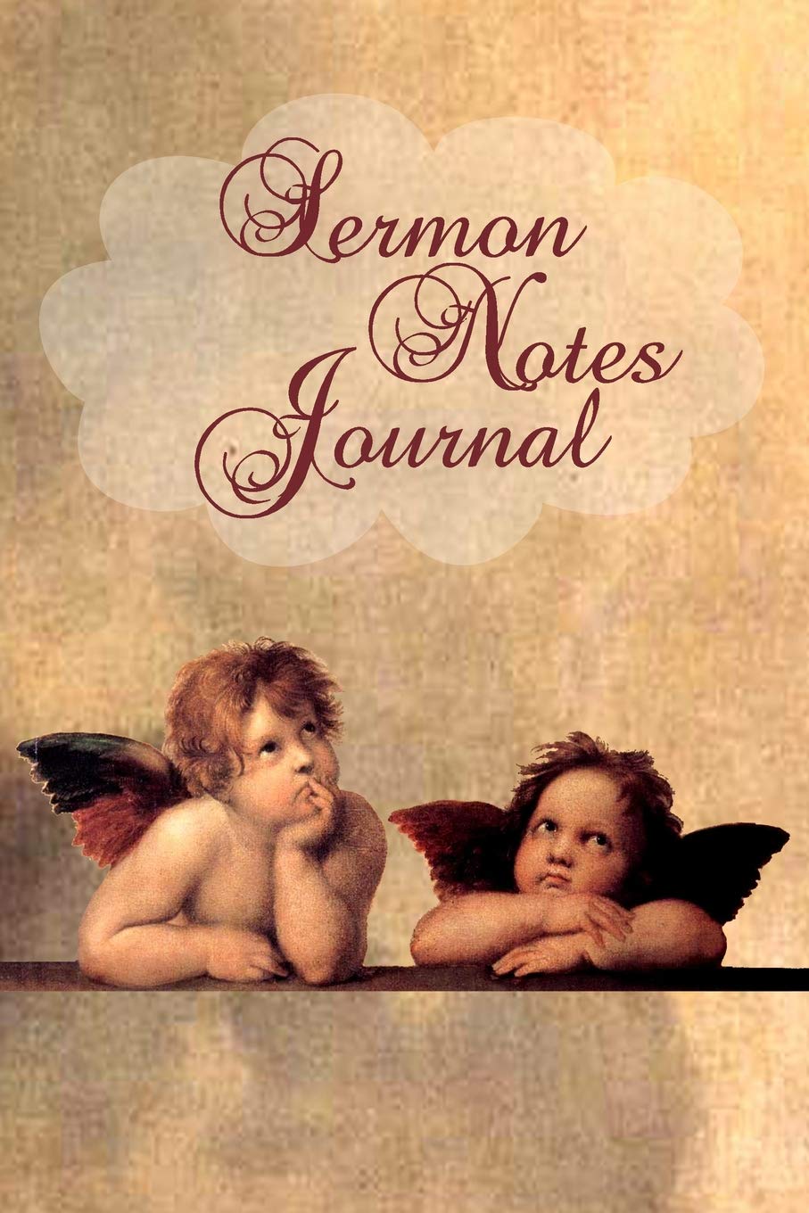 Sermon Notes Journal: Raffaello Putti Cherubs Notebook 100 pages (SJ 6" x 9", Band 2) Religion & Esotericism