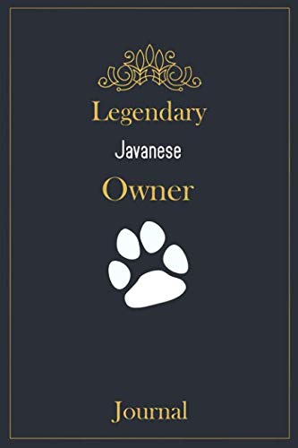 Legendary Javanese Owner Journal: A classy black, gold and white Javanese Lined Journal for Cat owner notes. Mathematics