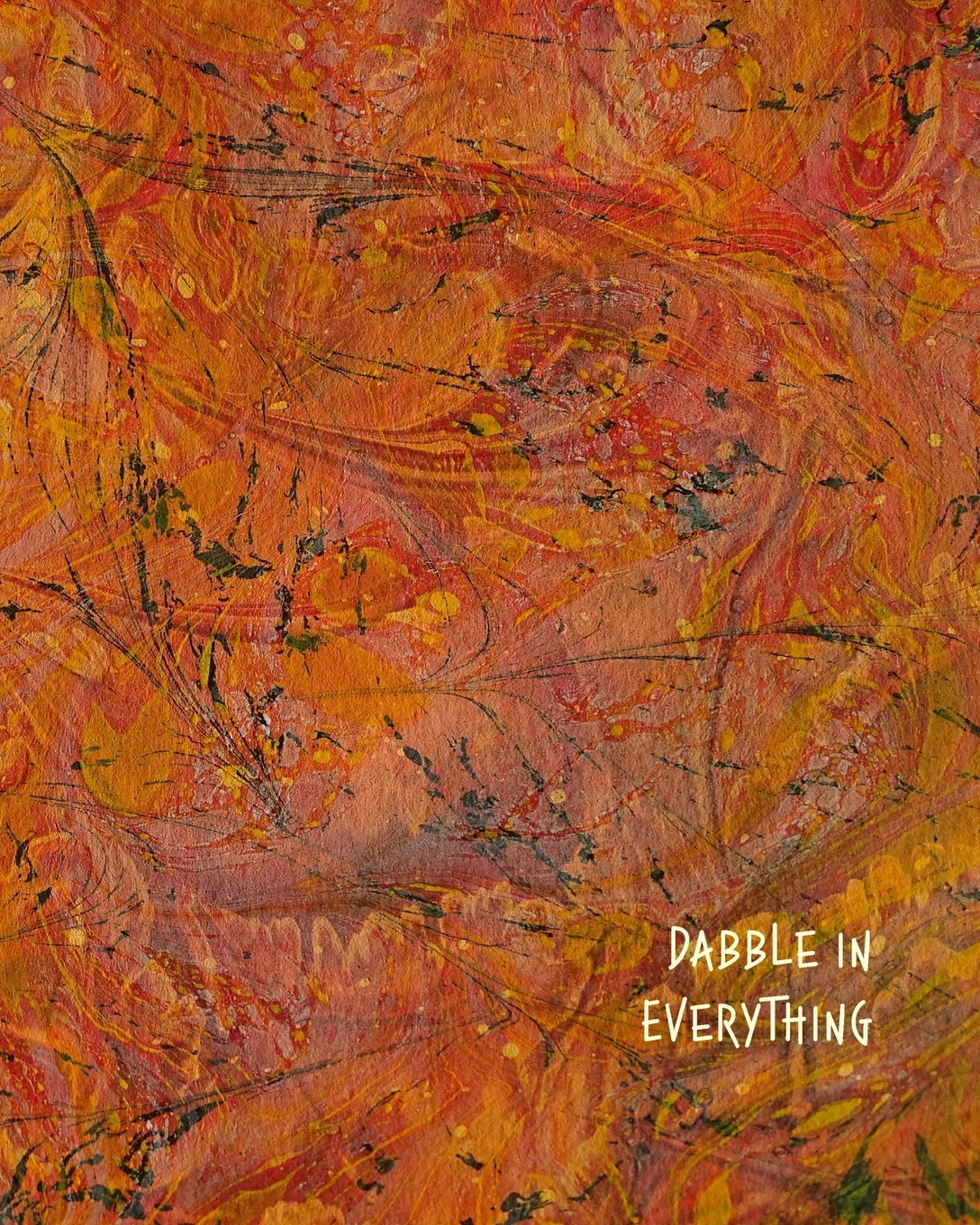 Dabble in Everything: Marble Wide dotted lines style Journal, Notebook or Grid Paper books Film, Art & Culture